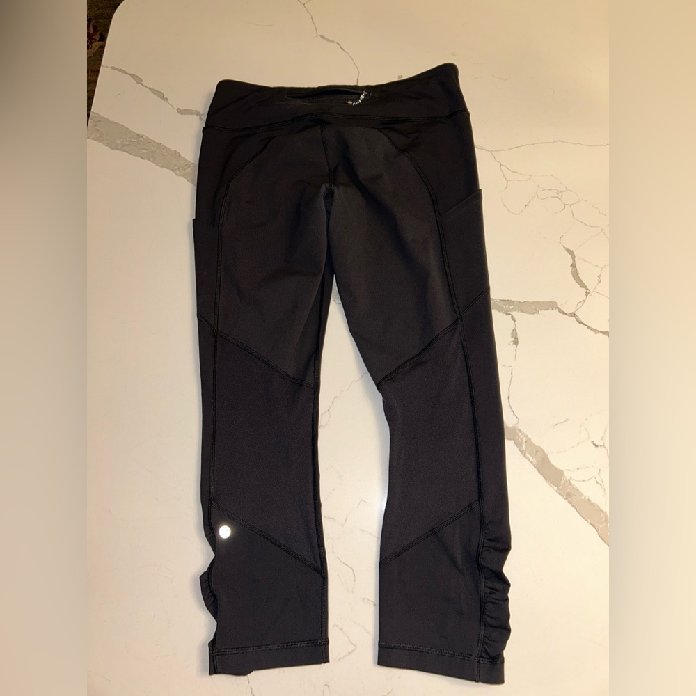 Lululemon Speed Up Crop Black Size 10